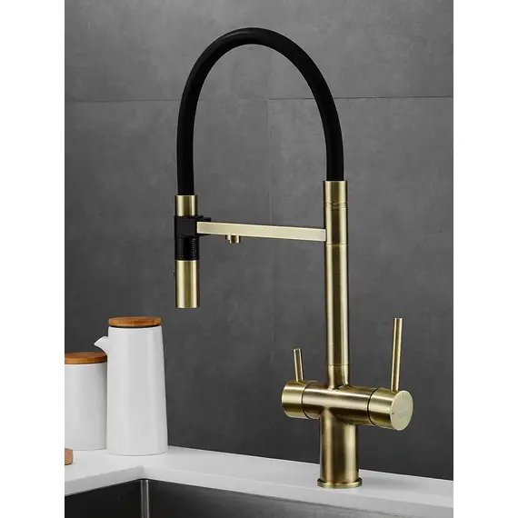 Смеситель для кухни с гибким изливом Rose R958Q, изображение 19