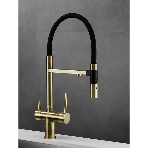 Смеситель для кухни с гибким изливом Rose R958Q, изображение 20