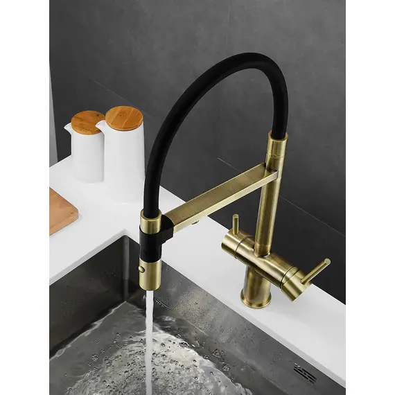 Смеситель для кухни с гибким изливом Rose R958Q, изображение 5