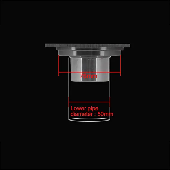 Душевой трап (сухой затвор) Gappo G81051, изображение 2