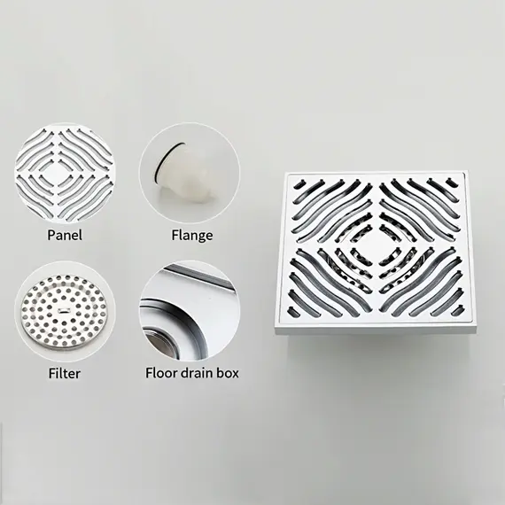 Душевой трап (сухой затвор) Gappo G81550, изображение 7