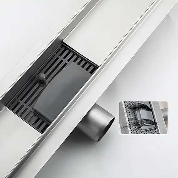 Душевой трап (комбинированный затвор) Gappo G85007-3, изображение 2