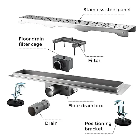 Душевой трап (комбинированный затвор)) Gappo G86007-2, изображение 8