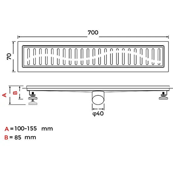 Душевой трап (комбинированный затвор) Gappo G87007-3, изображение 3