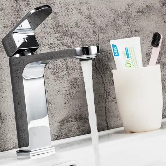 Смеситель для раковины умывальника в ванну / ванную Gappo G1083, изображение 8