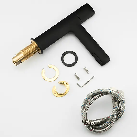 Смеситель для раковины умывальника в ванну / ванную Gappo G1052-86, изображение 7