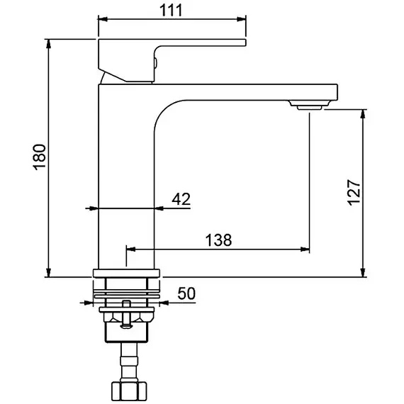 Смеситель для раковины умывальника в ванну / ванную Gappo G1083 Смеситель для раковины умывальника в ванну / ванную Gappo G1083