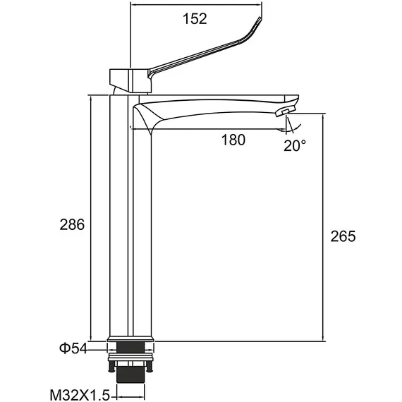 Смеситель для раковины Gappo G1021-21, изображение 6