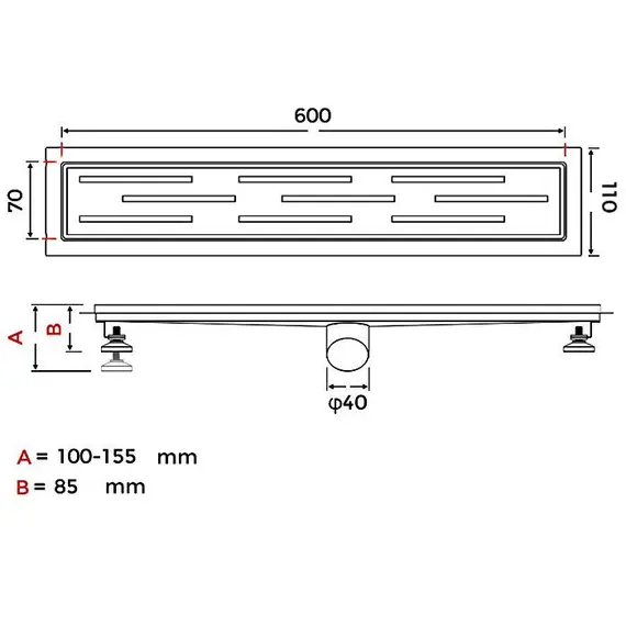 Душевой трап (комбинированный затвор) Gappo G86007-1, изображение 7