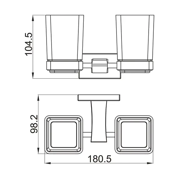 Стаканы для ванной Gappo G0708-9, изображение 9