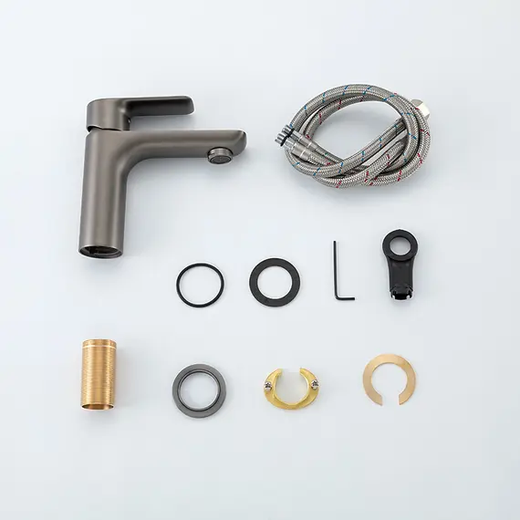 Смеситель для раковины умывальника в ванну / ванную Gappo G1048-9, изображение 13