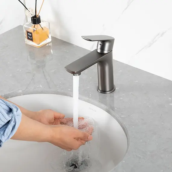 Смеситель для раковины умывальника в ванну / ванную Gappo G1048-9, изображение 11