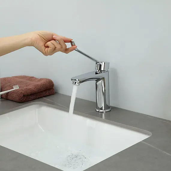 Смеситель для раковины умывальника в ванну / ванную Gappo G1021, изображение 17