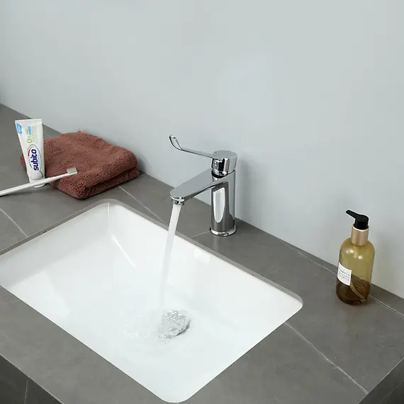 Смеситель для раковины умывальника в ванну / ванную Gappo G1021, изображение 10