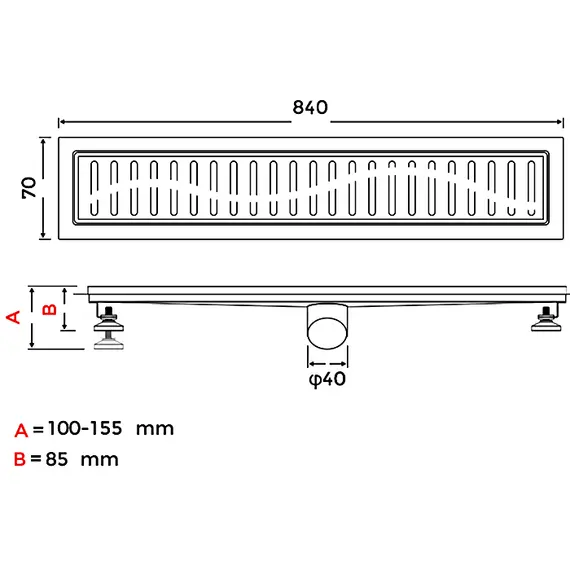 Душевой трап (комбинированный затвор) Gappo G88007-3, изображение 2