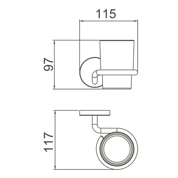 Стакан Gappo G30706-3, изображение 2