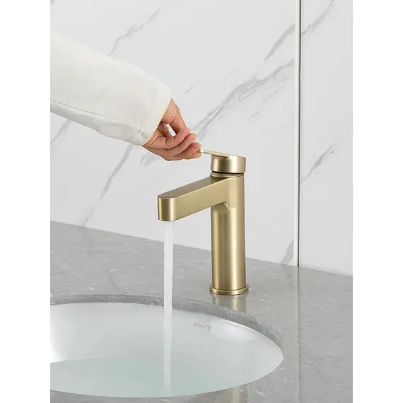 Смеситель для раковины умывальника в ванну / ванную Gappo G1099-33, изображение 11