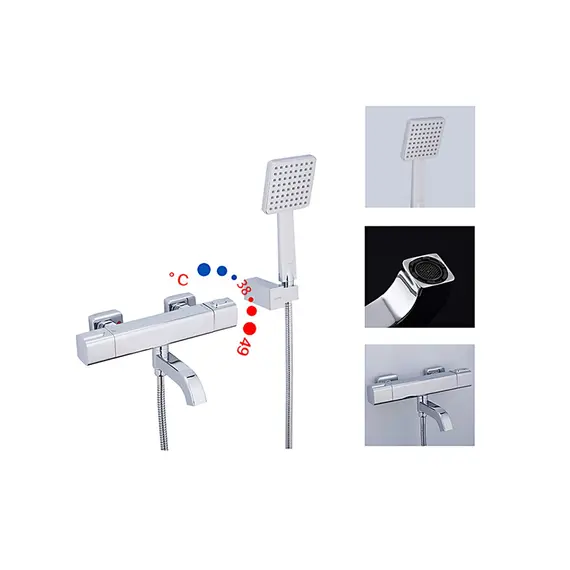 Смеситель для ванны с термостатом Gappo G3291, изображение 14