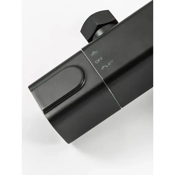 Душевая система с тропическим душем и термостатом Gappo G2491-6, Название цвета: Черный, изображение 5 Душевая система с тропическим душем и термостатом Gappo G2491-6, Название цвета: Черный, изображение 5