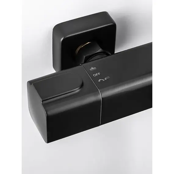 Душевая система с тропическим душем и термостатом Gappo G2491-6, Название цвета: Черный, изображение 4 Душевая система с тропическим душем и термостатом Gappo G2491-6, Название цвета: Черный, изображение 4