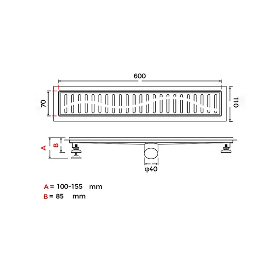 Душевой трап (комбинированный затвор) Gappo G86007-3, изображение 9