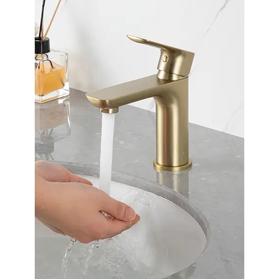 Смеситель для раковины умывальника в ванну / ванную Gappo G1048-3, изображение 8