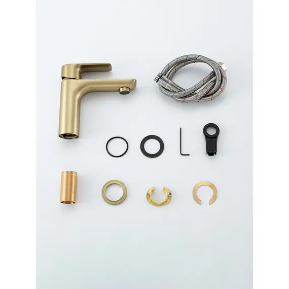 Смеситель для раковины умывальника в ванну / ванную Gappo G1048-3, изображение 16