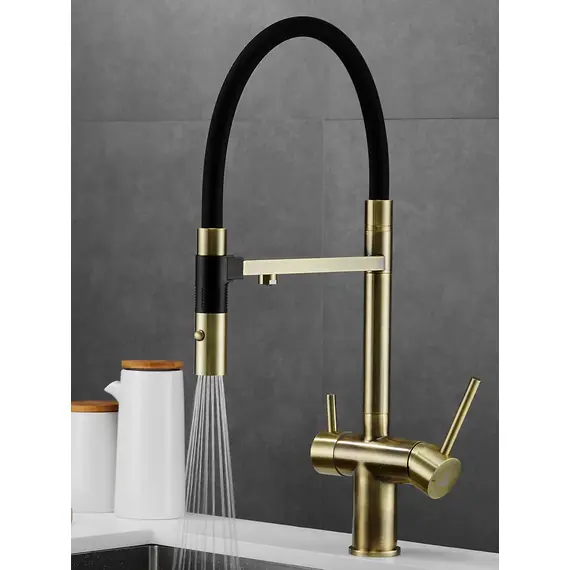 Смеситель для кухни с гибким изливом Rose R958Q, изображение 8