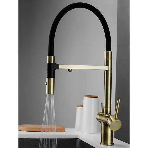 Смеситель для кухни с гибким изливом Rose R958Q, изображение 9