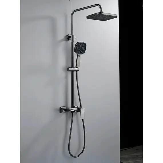 Душевая система с тропическим душем и смесителем Shevanik S9736T