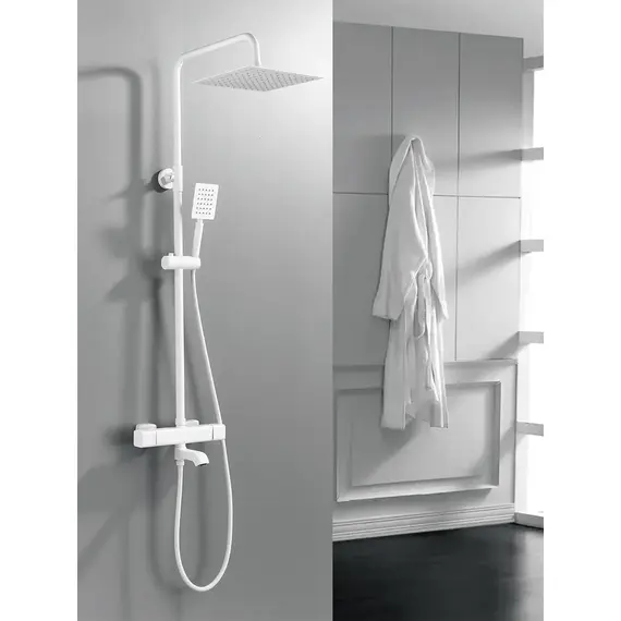 Душевая система с тропическим душем и термостатом Shevanik S3096C