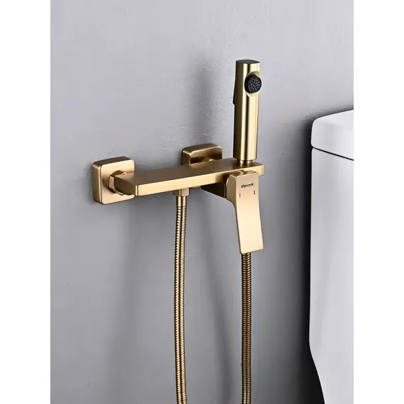 Гигиенический душ со смесителем для туалета (биде) Shevanik S6105G-1