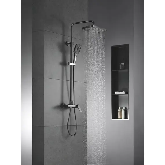 Душевая система с тропическим душем и смесителем Rose R1836T-6