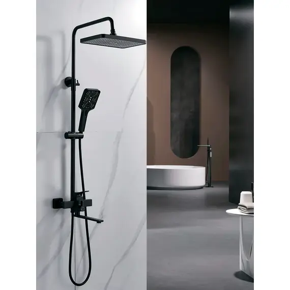 Душевая система с тропическим душем и смесителем Shevanik S6136H