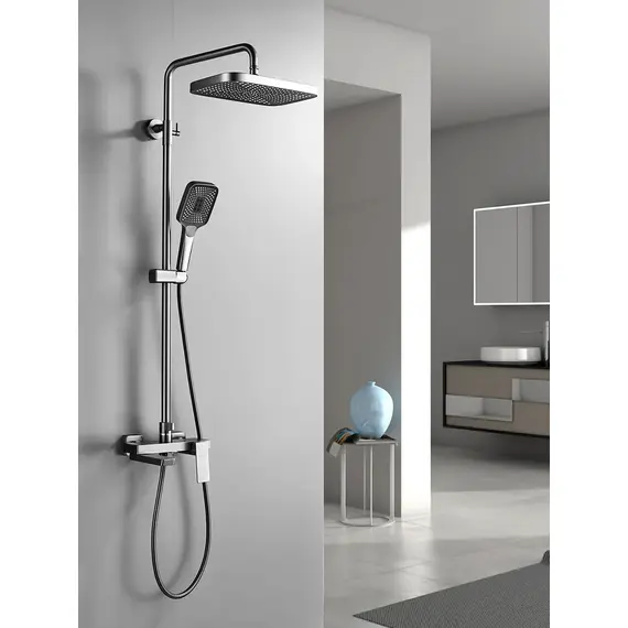 Душевая система с тропическим душем и смесителем Rose R1836T