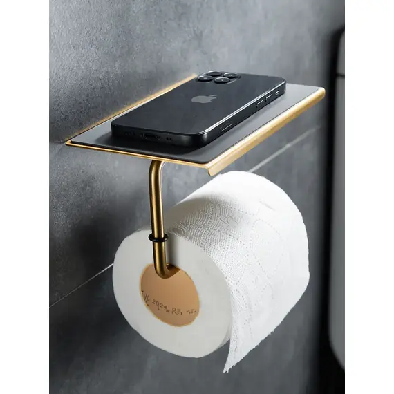 Бумагодержатель с полочкой Shevanik SZ15G