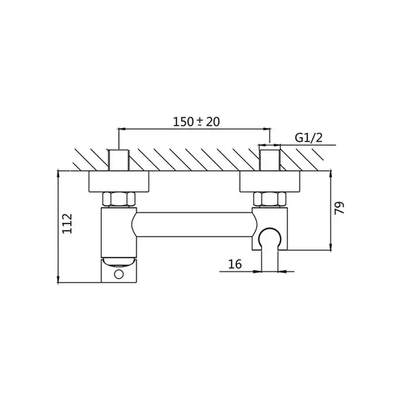 Гигиенический душ со смесителем для туалета (биде) Shevanik S107H, изображение 11