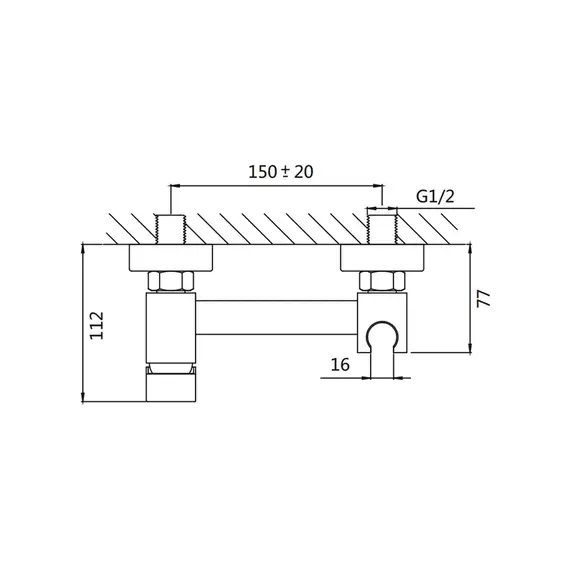 Гигиенический душ со смесителем для туалета (биде) Shevanik S137H, изображение 12