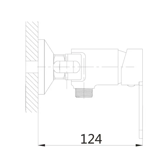 Гигиенический душ со смесителем для туалета (биде) Shevanik S8105H-1, изображение 2