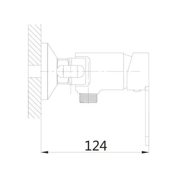 Гигиенический душ со смесителем для туалета (биде) Shevanik S8105-1, изображение 2