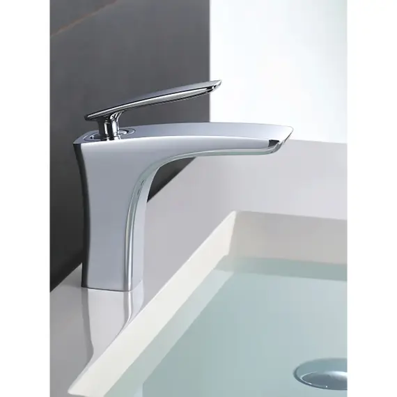 Смеситель для раковины умывальника в ванную Rose R2701, изображение 3