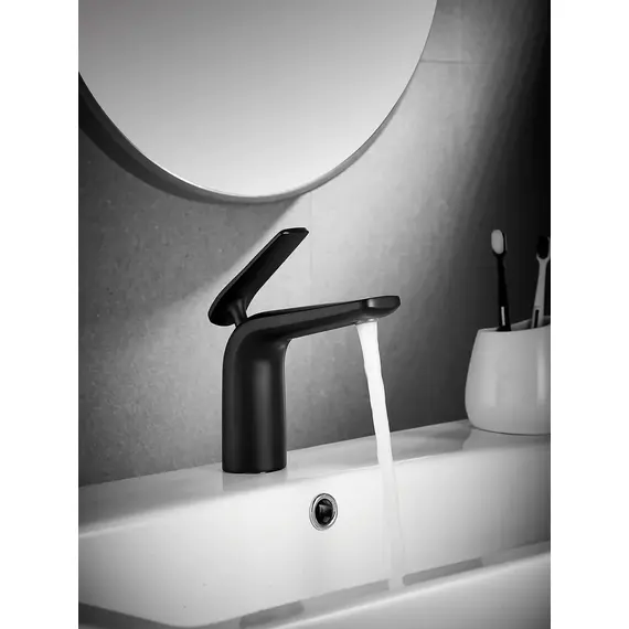 Смеситель для раковины умывальника в ванную Rose R3901H, изображение 6