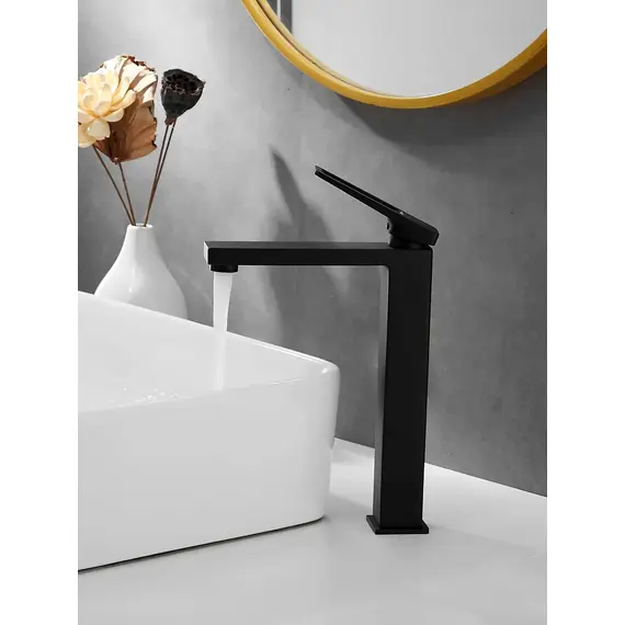 Высокий смеситель для накладной раковины в ванну Shevanik S6811H, изображение 10