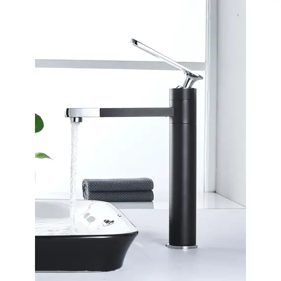 Высокий смеситель для накладной раковины в ванну Shevanik S6611H, изображение 10