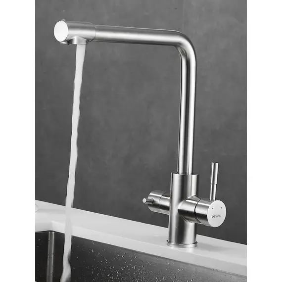Высокий смеситель для кухни с фильтром для воды Shevanik S868B, изображение 10
