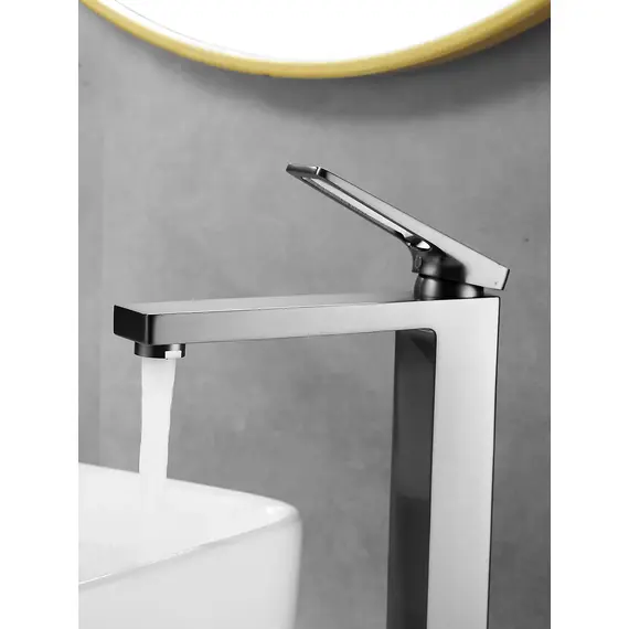 Высокий смеситель для накладной раковины в ванну Shevanik S6811T, изображение 10