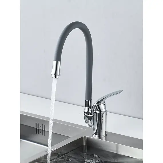Смеситель для кухни с гибким изливом шлангом Shevanik S5543-9, изображение 10