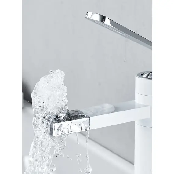 Высокий смеситель для накладной раковины в ванну Shevanik S6611F, изображение 10