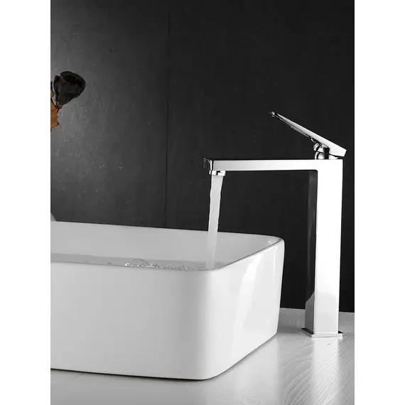 Высокий смеситель для накладной раковины в ванну Shevanik S6811, изображение 10