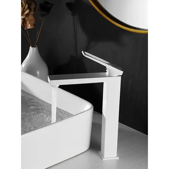 Высокий смеситель для накладной раковины в ванну Shevanik S6811C, изображение 11